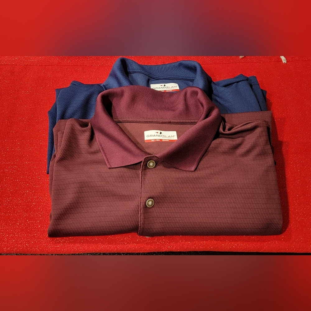 Bundle deal! Grand Slam Performance Polos Size XLT